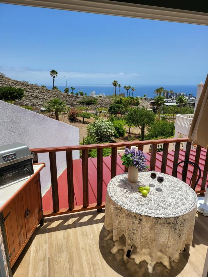 Bungalow Private Pool Bbq Air Conditioning Stunning Ocean View Costa Adeje Dış mekan fotoğraf