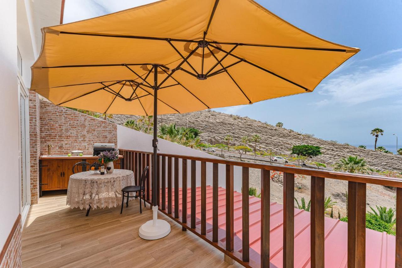 Bungalow Private Pool Bbq Air Conditioning Stunning Ocean View Costa Adeje Dış mekan fotoğraf