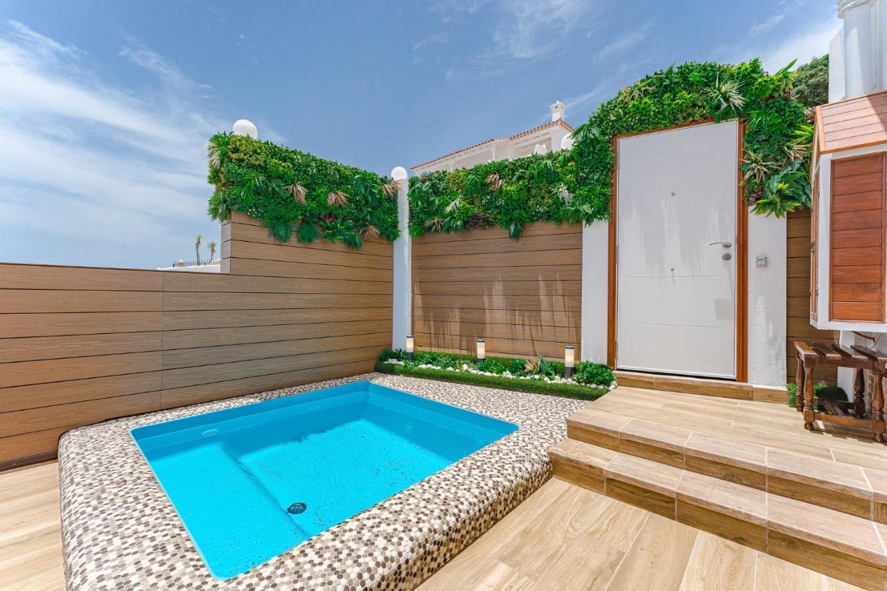 Bungalow Private Pool Bbq Air Conditioning Stunning Ocean View Costa Adeje Dış mekan fotoğraf